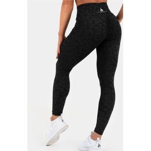 Ryderwear Instinct Scrunch Bum Leggings Leopard Black